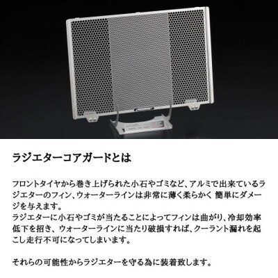 MT-09(21-)/TRACER9GT(21-)/XSR900(22-)用 ラジエターコアガード