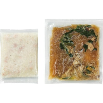 「京都商会」韓国料理セット2～3人前(チャプチェ250g×1　鶏粥200g×2)