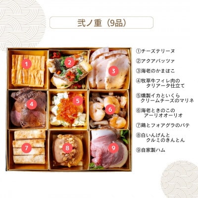 東大阪市　低糖質手作り和洋おせち『雅』二段重