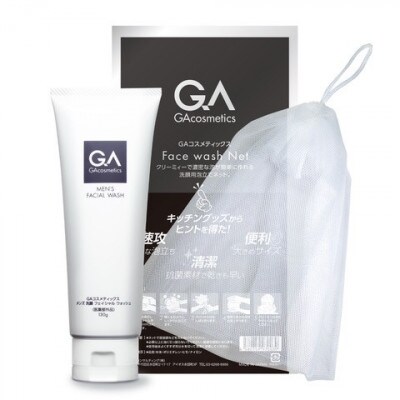 GAコスメティックス薬用化粧品洗顔料130gと抗菌泡立てネット1点セット
