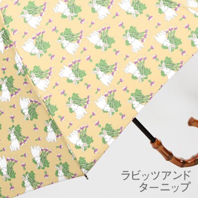EMILY BURNINGHAM 晴雨兼用スライドショート傘 [ラビッツアンドターニップ]