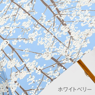 EMILY BURNINGHAM 晴雨兼用長傘47cm [ホワイトベリー]