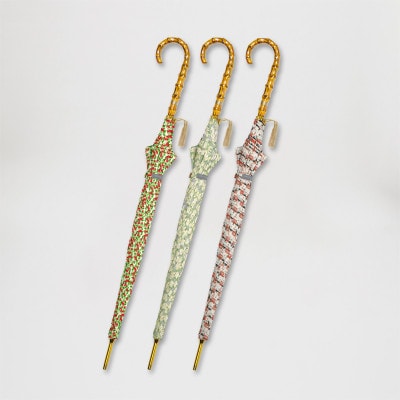EMILY BURNINGHAM 雨傘 長傘 60cm[ポインセチア]