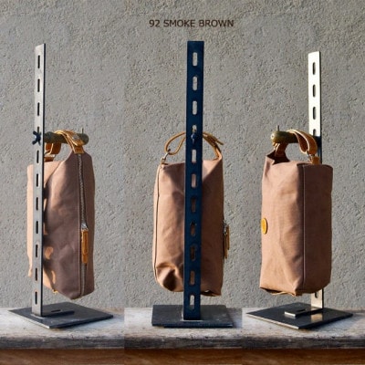 BOX POUCH　ボックスポーチ　KHG-BXP01T　【スモークブラウン】