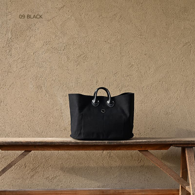 OVAL TOTE BAG　オーバルトートバッグ　KHG-OBT01T　【ブラック】