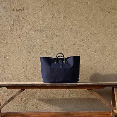 OVAL TOTE BAG　オーバルトートバッグ　KHG-OBT01T　【ネイビー】