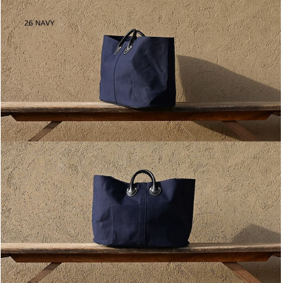 OVAL TOTE BAG　オーバルトートバッグ　KHG-OBT01T　【ネイビー】
