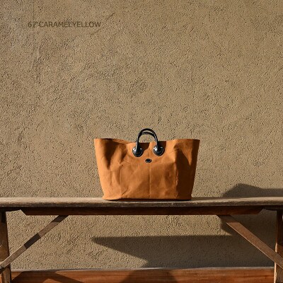 OVAL TOTE BAG　オーバルトートバッグ　KHG-OBT01T　【キャラメルイエロー】