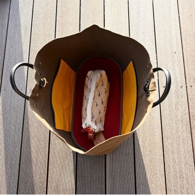 OVAL TOTE BAG　オーバルトートバッグ　KHG-OBT01T　【キャラメルイエロー】