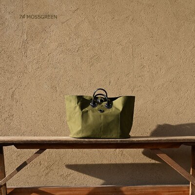 OVAL TOTE BAG　オーバルトートバッグ　KHG-OBT01T　【モスグリーン】