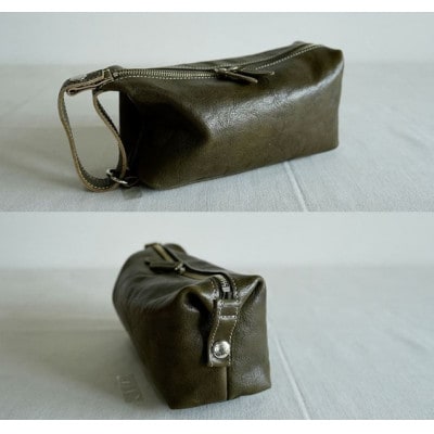 BOX POUCH　ラウンドポーチ　KHG-WBP01T　【ターフグリーン】