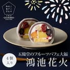 《4個入り》五條堂(GOJODO)のフルーツパフェ大福「鴻池花火」　ーこころはずむ和菓子ー
