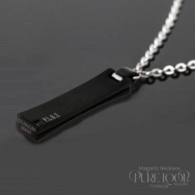 チタン 磁気ネックレス シルバー) 純チタン製 磁気ネックレス Titanium チタン