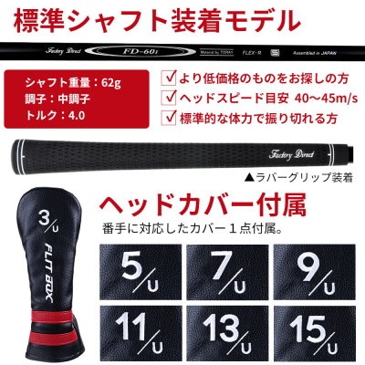 [3U/S][標準シャフト][右利き男性用]FLIT-BOX7 ユーティリティ 1本