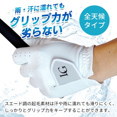 [左手装着(右打ち用)][22cm]Larouge オールウェザーソフトフィットグローブ4枚組