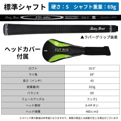 【tnaakoa】FLIT-BOX SEMIONEドライバー  1W レディース 女性用 ドライバー FLIT-BOX SEMIONE 超短尺42インチ