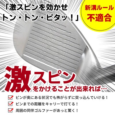 [52°/SR相当][カーボンシャフト][右利き男性用]Larouge パワースピンウェッジ 1本