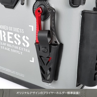 [DRESS] バッカン 34L ブラック/オレンジ タックルバッグ 大型