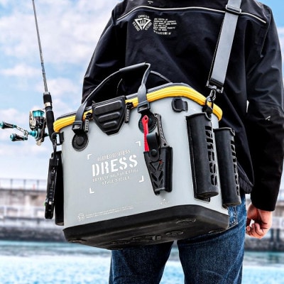 [DRESS] バッカン 34L グレー/ホワイト タックルバッグ 大型