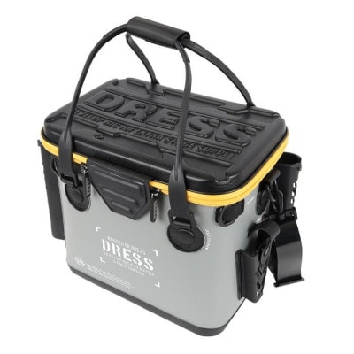[DRESS] バッカン 17L グレー/ホワイト タックルバッグ ロッドホルダー付き