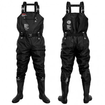 [DRESS]チェストハイウェーダー フェルトスパイクソール 2XL 釣り