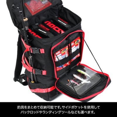 DRESS フィッシングリュック グラファイトブラック 軽量 釣り