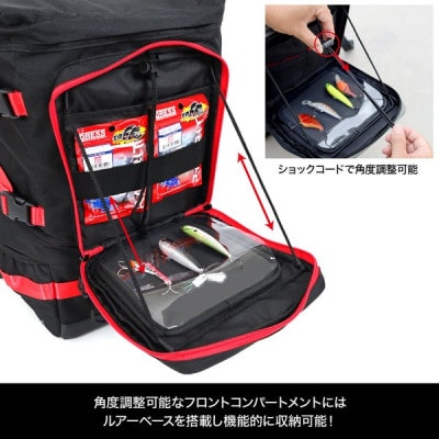 DRESS フィッシングリュック グラファイトブラック 軽量 釣り