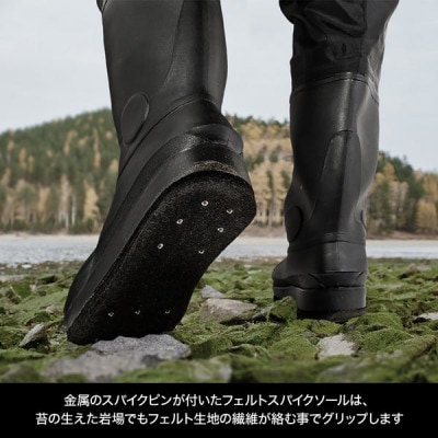 DRESS ヒップウェーダープラス フェルトスパイク S 24-24.5cm 釣り