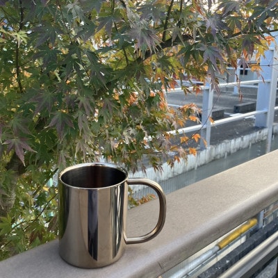 ステンレスストレートマグ(シャンパンゴールド)