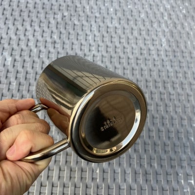 ステンレスストレートマグ(シャンパンゴールド)