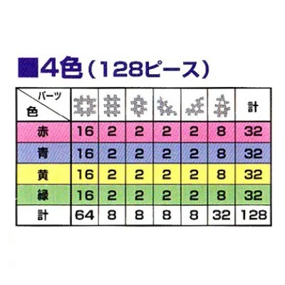 知育おもちゃ　カーペンターブロック　小バケツ　4色