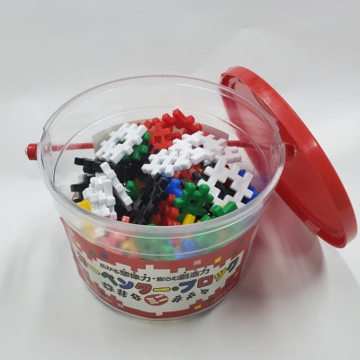 知育おもちゃ　カーペンターブロック　小バケツ　6色