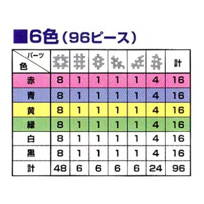 知育おもちゃ　カーペンターブロック　小バケツ　6色