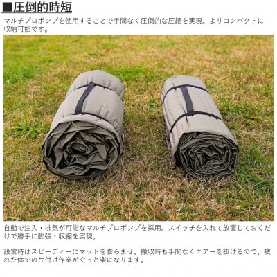 【RATELWORKS】R7.7EASY INFLATE PRO(10cm)シングルサイズ/ポンプ付