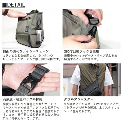 【RATEL WORKS】AURORA SHOULDER BAG(グレージュ )