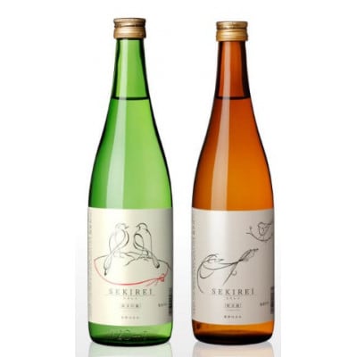 會津ほまれ喜多方セキレイ　純米酒・純米吟醸酒720ml×2本セット