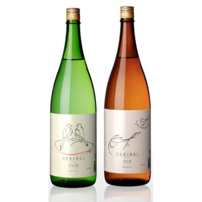 會津ほまれ喜多方セキレイ　純米酒・純米吟醸酒1.8L×2本セット