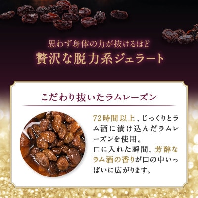 大満足!＼訳ありサイズ/本格イタリアンジェラート　ラムレーズン　1L(1L×1個)