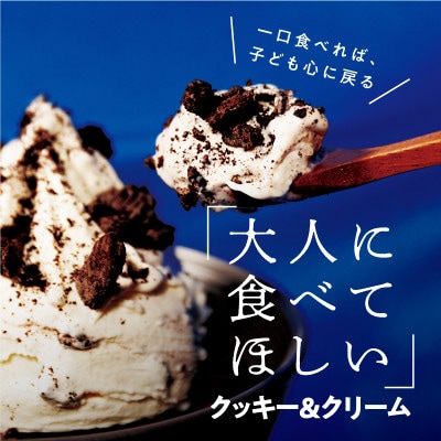 大満足!＼訳ありサイズ/本格イタリアンジェラート　クッキー&クリーム2L(1L×2個)