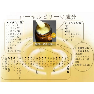 【毎月定期便】生ローヤルゼリー(100g)1本全6回