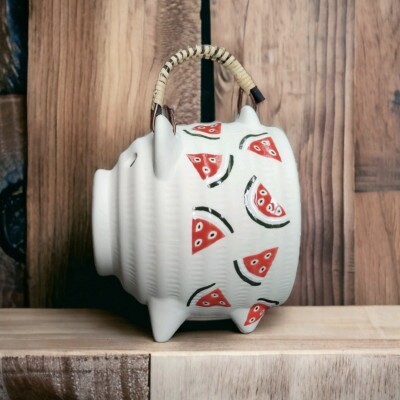 スイカ、すいか、スイカ!柄　蚊取り豚