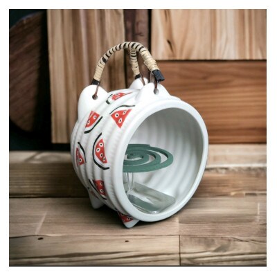 スイカ、すいか、スイカ!柄　蚊取り豚