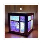 キューブ型あんどん「和あそ美cube」紫