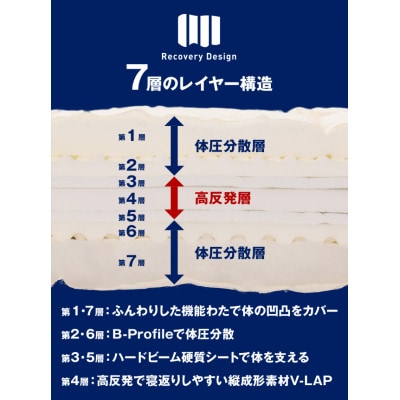 専用カバー付き(ブラウン)極厚リカバリーデザイン敷布団　シングル　(sikist-0110-br)