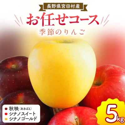 【先行受付】季節のりんご『お任せコース』(5kg)