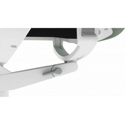 コクヨチェアー　ファブレ革張り(ディムネイビー)/ストライプタイプ/カーペット用(Wキャスター)