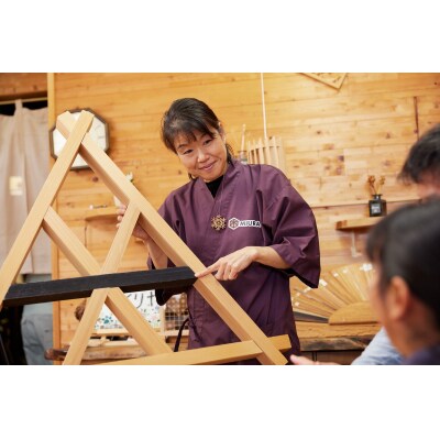 伝統工芸にふれる、組子体験　Aコース(組子のアクセサリー)(箸置き)