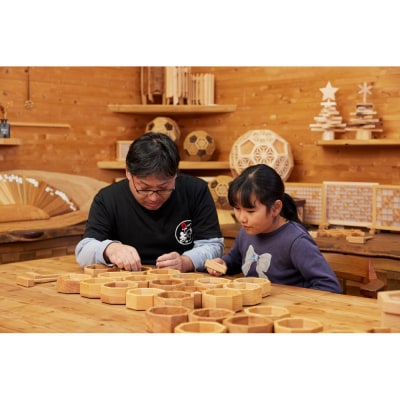 伝統工芸にふれる、組子体験　Bコース(組子コースター)