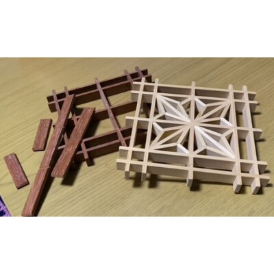 伝統工芸にふれる、組子体験　Dコース(組子コースター)