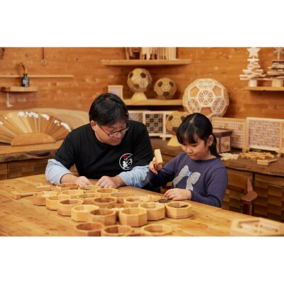 伝統工芸にふれる、組子体験　Dコース(組子コースター)